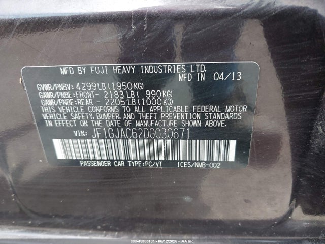 Subaru Impreza 2.0i Premium