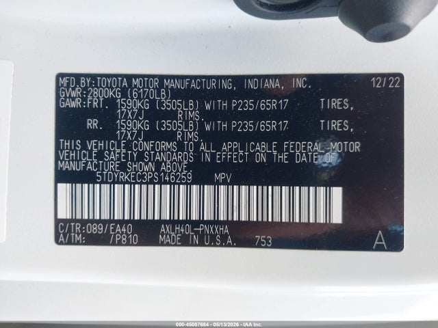 Toyota Sienna Xle