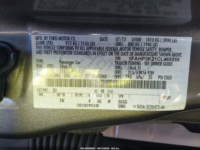 Ford Focus Se