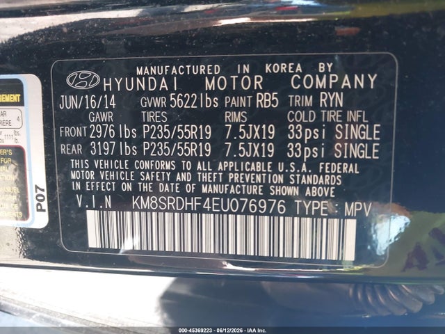 Hyundai SANTA FE Limited