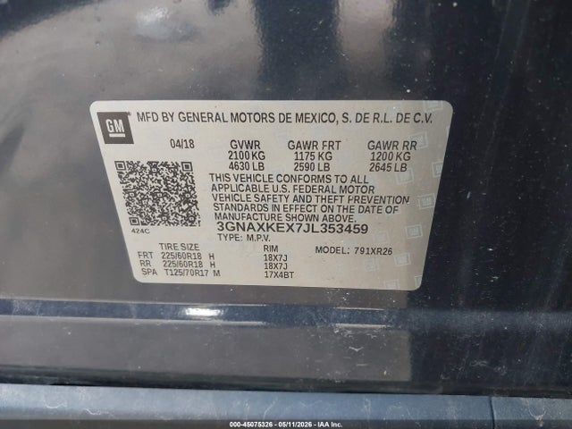 Chevrolet Equinox Lt