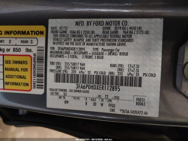 Ford Fusion Se