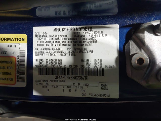 Ford Fusion Se