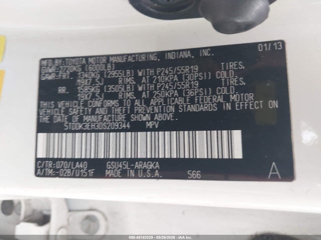 Toyota Highlander Limited V6