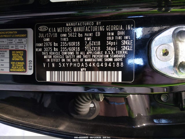 Kia Sorento 3.3l Ex