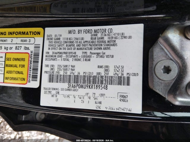 Ford Fusion Sel