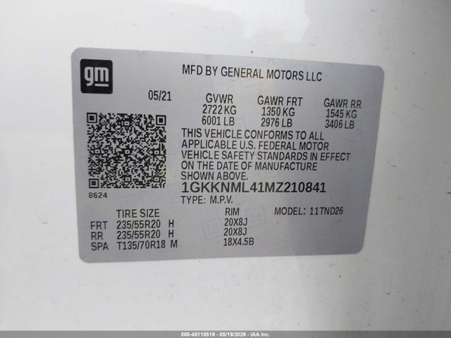 GMC Acadia Fwd Slt