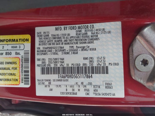 Ford Fusion Se