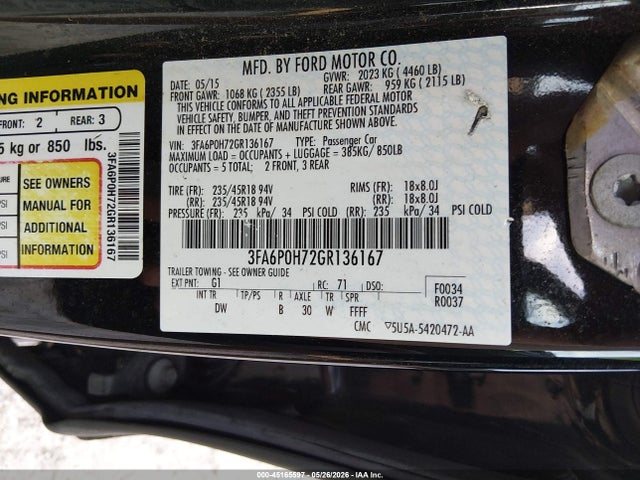 Ford Fusion Se