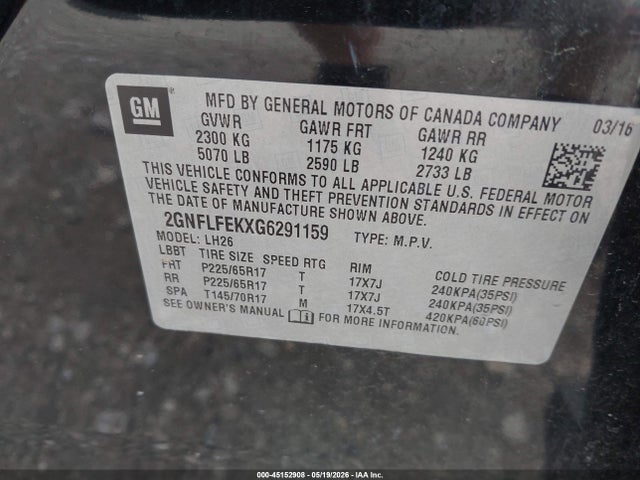 Chevrolet Equinox Lt