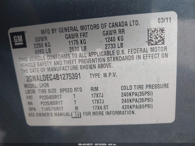 Chevrolet Equinox 1lt