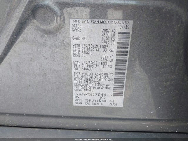 Nissan Rogue Sl Fwd