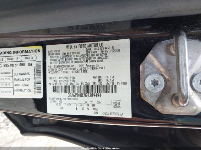 Ford Fusion Se