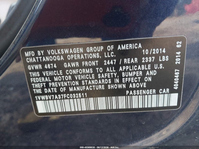 Volkswagen Passat 2.0l Tdi Se