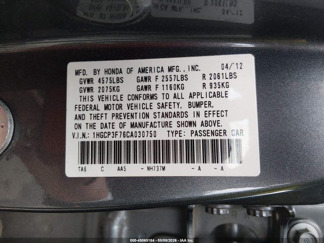 Honda Accord 3.5 Ex