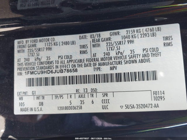 Ford Escape Sel