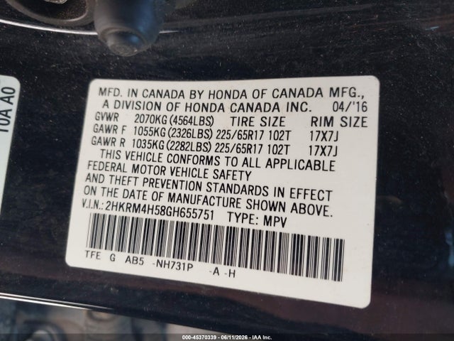Honda CR-V Ex