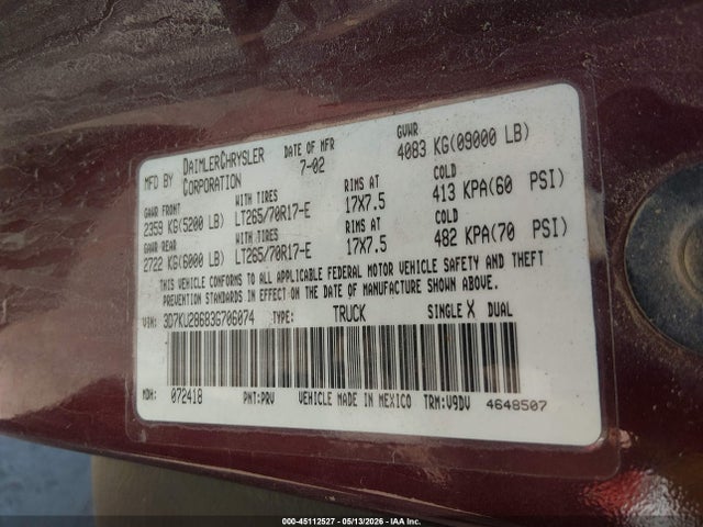 Dodge Ram 2500