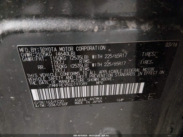 Toyota RAV4 Xle