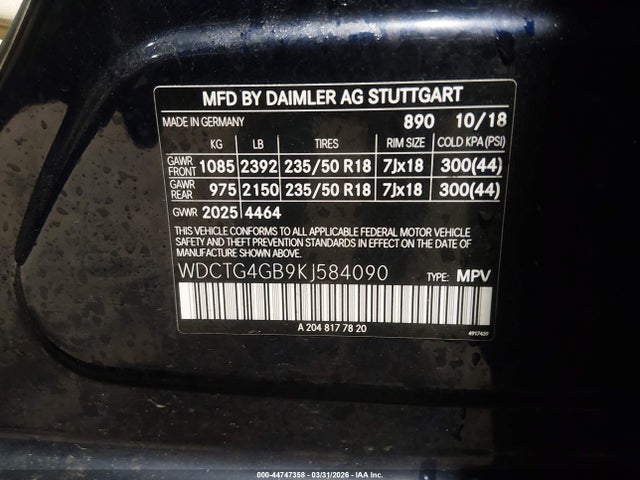 Mercedes-Benz GLA 4matic