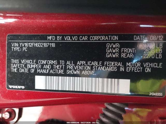 Volvo S60 T5 Platinum