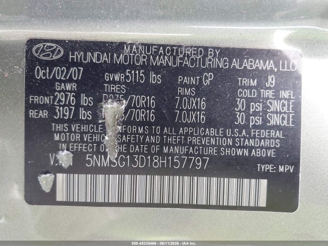 Hyundai SANTA FE Gls