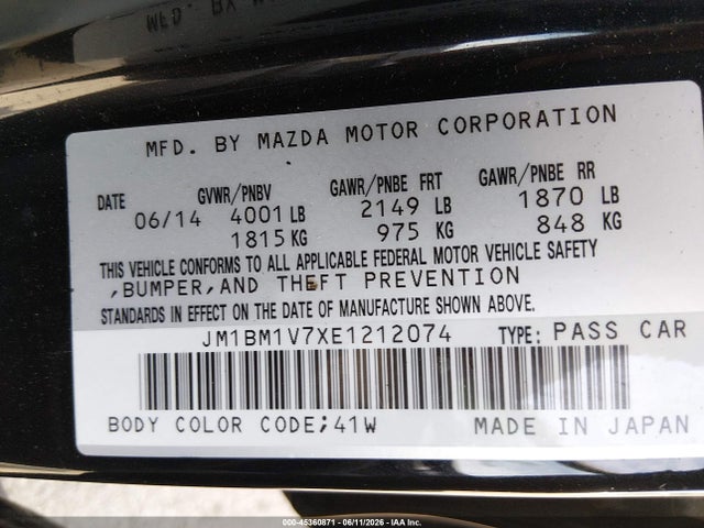 Mazda Mazda3 I Touring