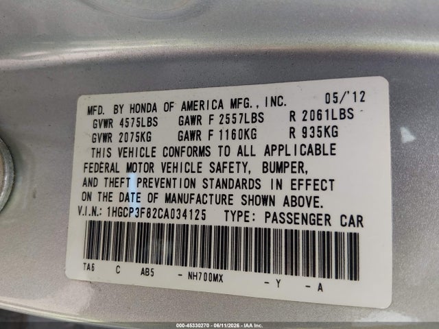 Honda Accord 3.5 Ex-l