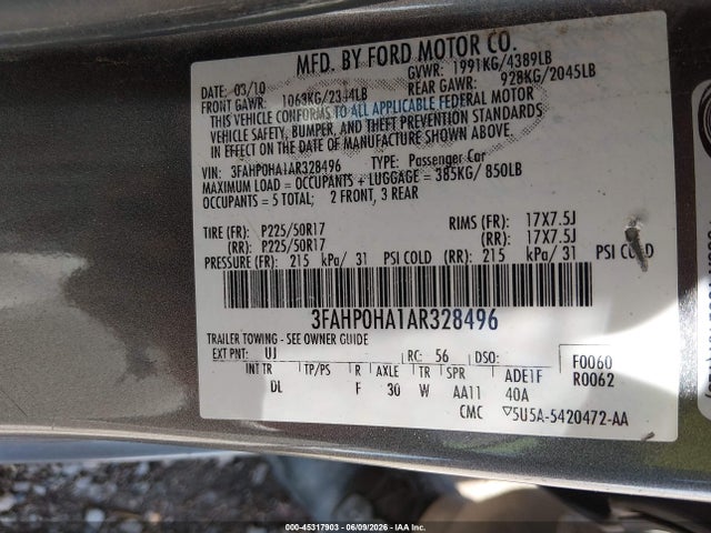 Ford Fusion Se