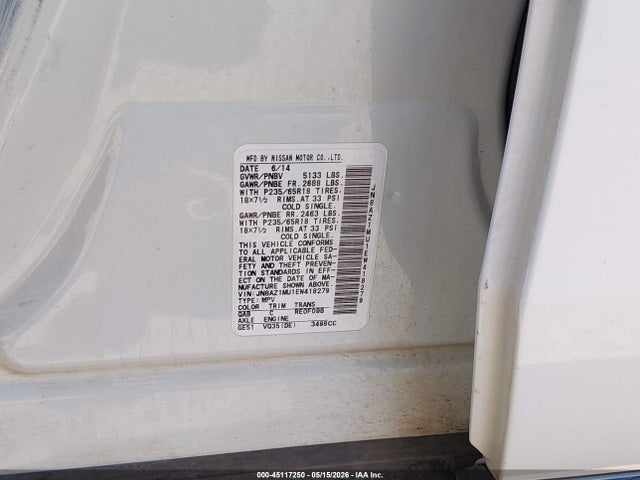 Nissan Murano Sv