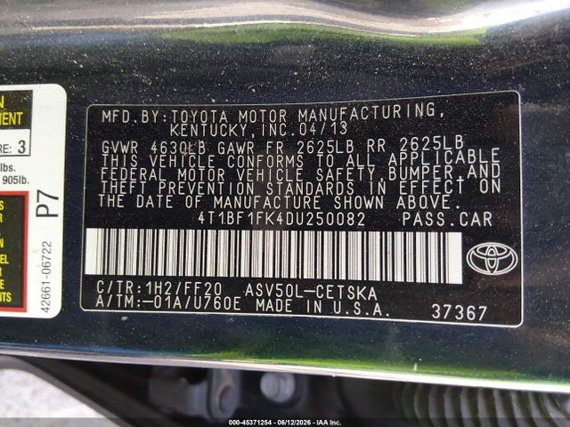Toyota Camry Se