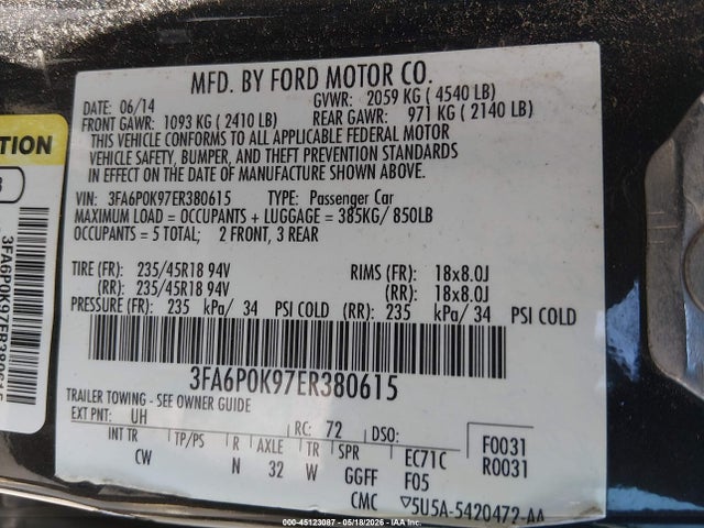 Ford Fusion Titanium