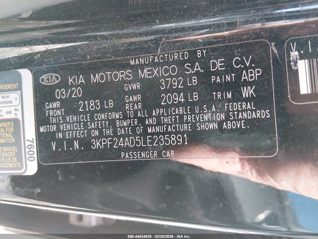 Kia Forte Fe