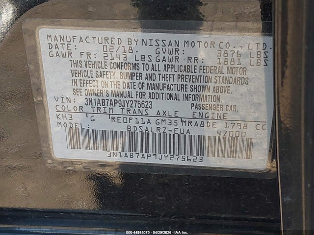 Nissan Sentra Sr