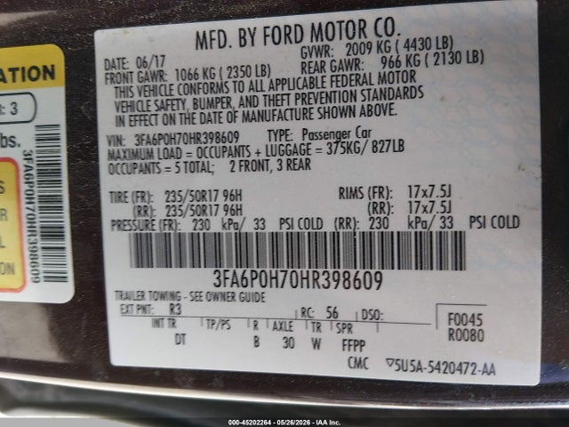 Ford Fusion Se