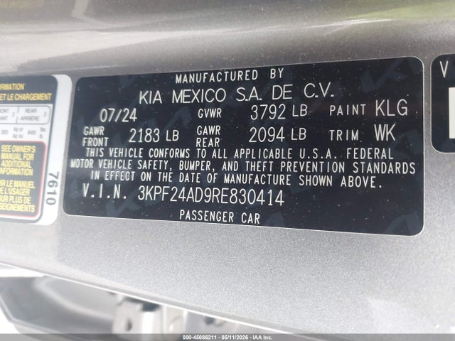 Kia Forte Lxs