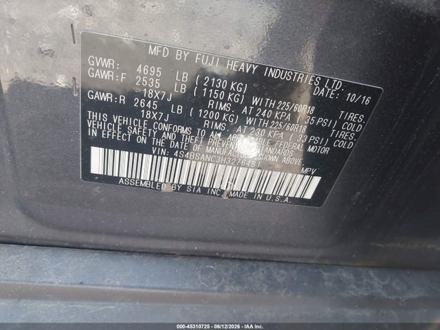 Subaru Outback 2.5i Limited