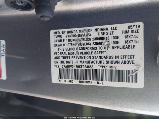 Honda CR-V Ex-l