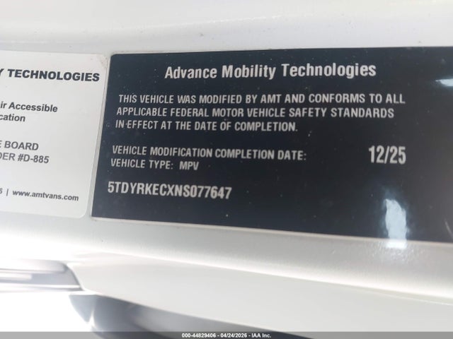 Toyota Sienna Xle 8 Passenger