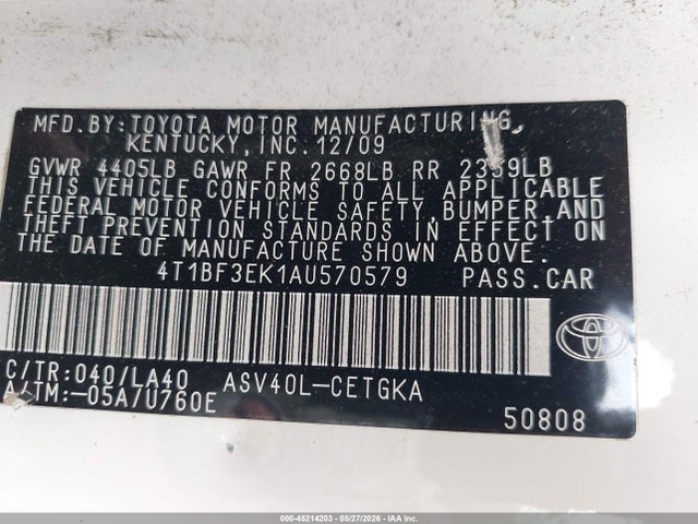 Toyota Camry Xle