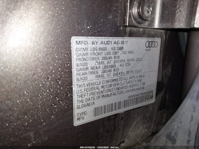 Audi Q7 3.0t Premium