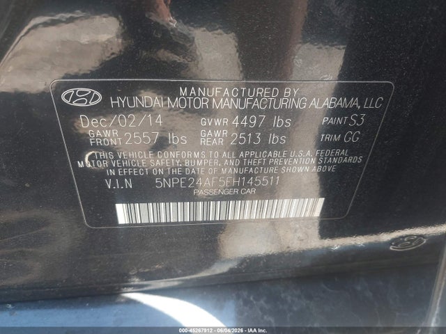 Hyundai SONATA Se