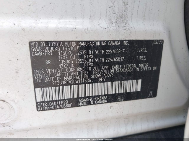 Toyota RAV4 Le
