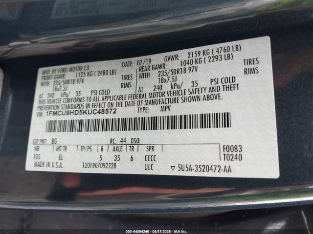 Ford Escape Sel