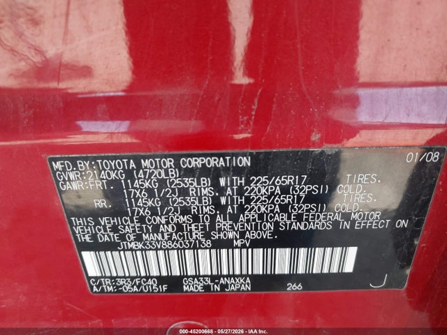 Toyota RAV4 Base V6
