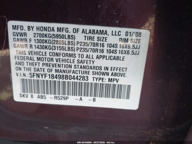 Honda Pilot Ex