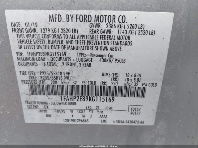 Ford Taurus Sel