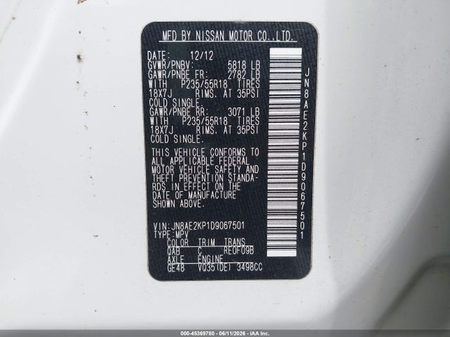 Nissan Quest Sl