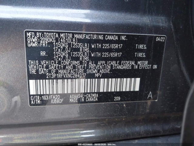 Toyota RAV4 Xle