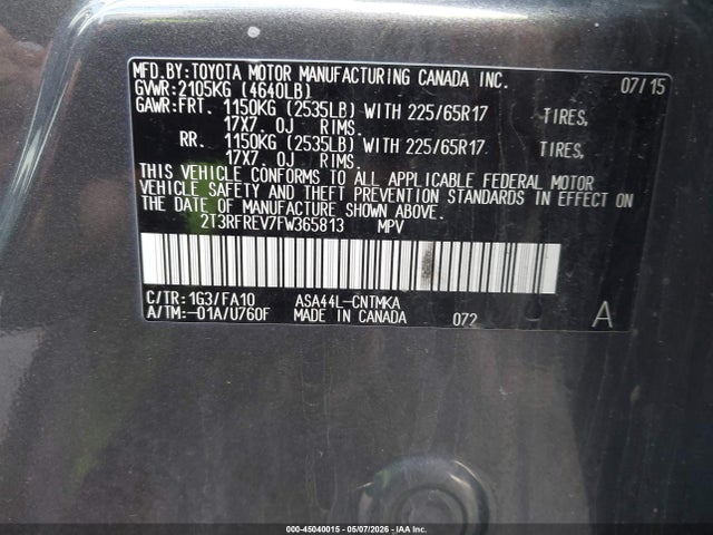 Toyota RAV4 Xle